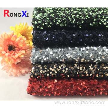 Fabric Manufacturers Velvet Fabric Sequin Spandex Fabric